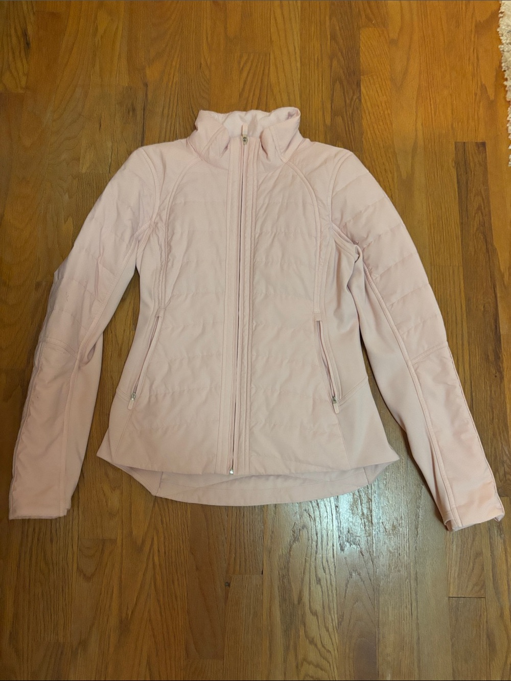 lululemon athletica Light Pink Quilted Full-Zip Jacket